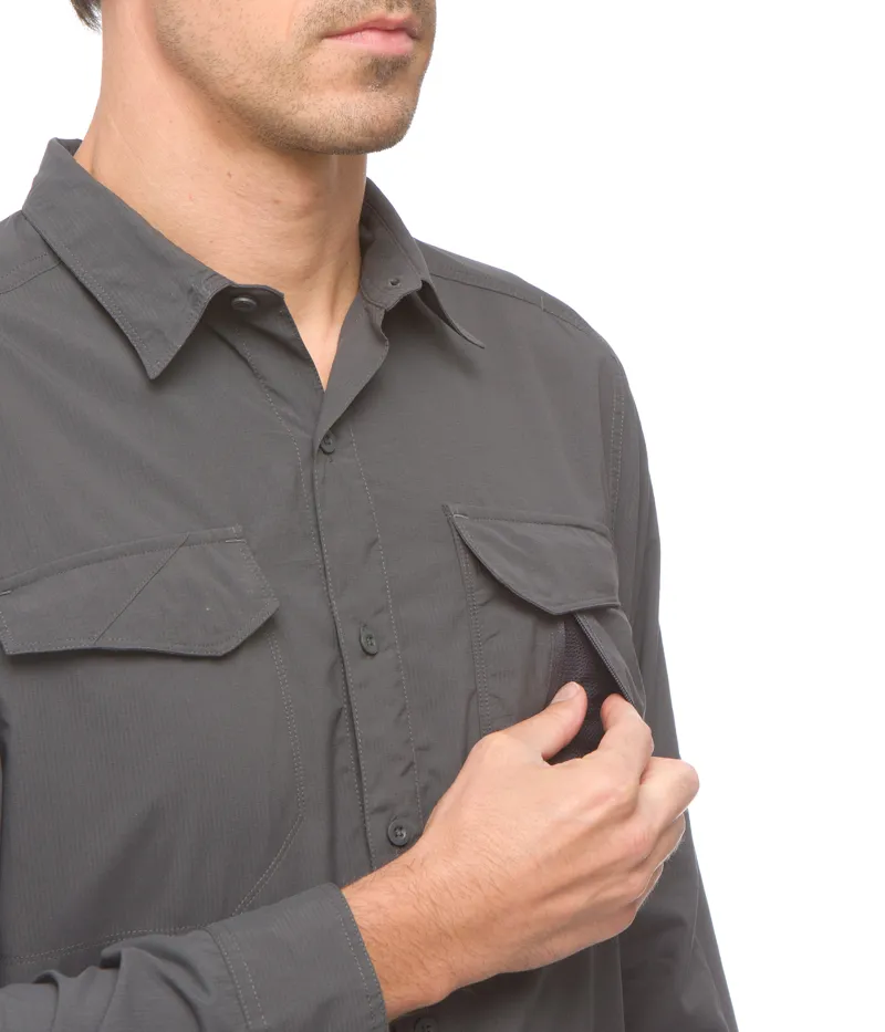 The North Face Mens Sequoia Shirt LS Asphalt-3